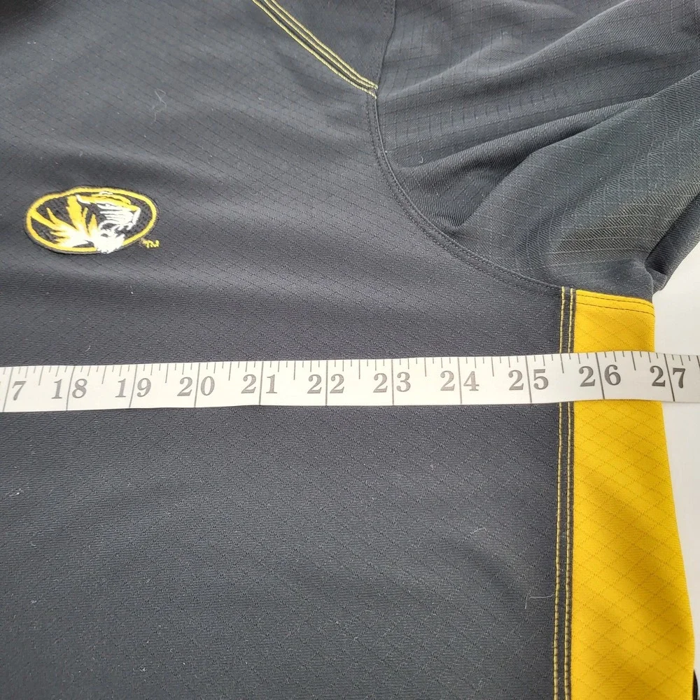 Vintage Nike Mizzou‎ Tigers Shirt Mens 2xl Dry Fit Polo University Missouri NCAA
